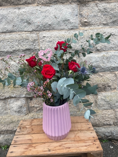 Pink Ceramic Vase