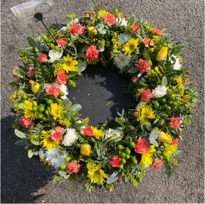 Bright & Bold wreath