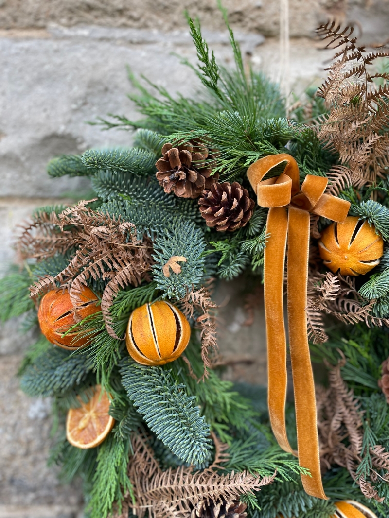 Luxury Christmas Wreath  Rustic Delight