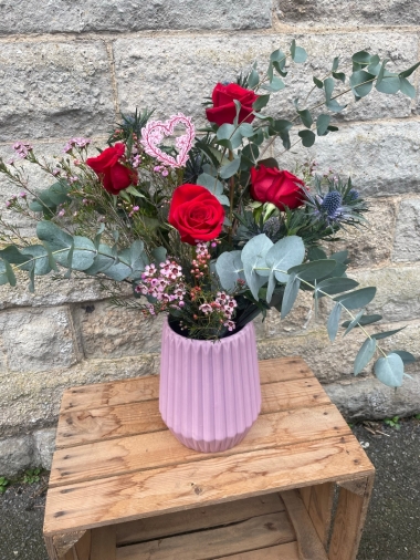 Pink Ceramic Vase