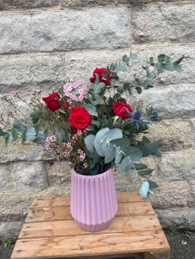 Pink Ceramic Vase