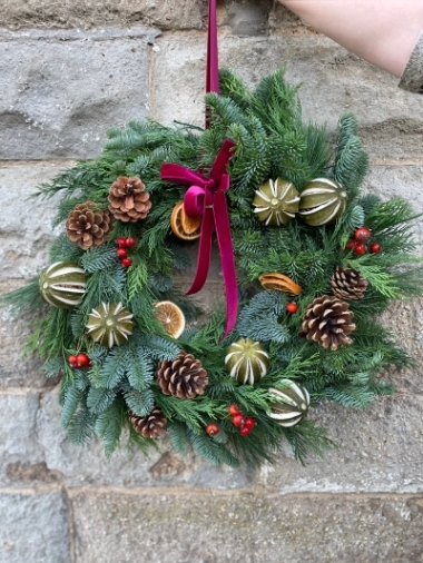 Luxury Christmas Wreath  Classic Christmas