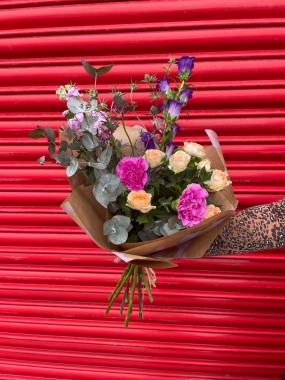 Florists choice ‘Thank You’ hand tied bouquet