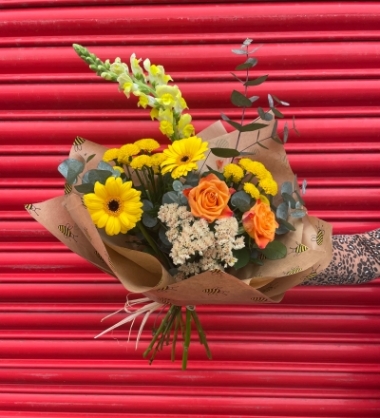 Florists choice ‘Thank You’ hand tied bouquet