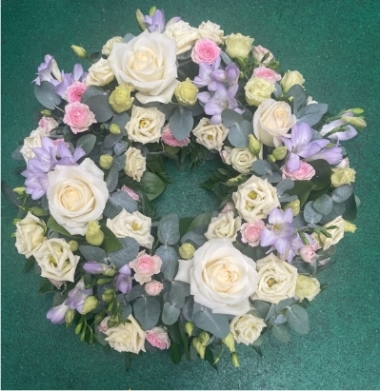 Pretty and pastel wreath