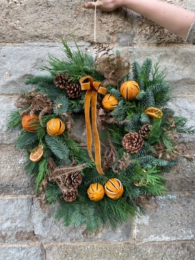 Luxury Christmas Wreath  Rustic Delight